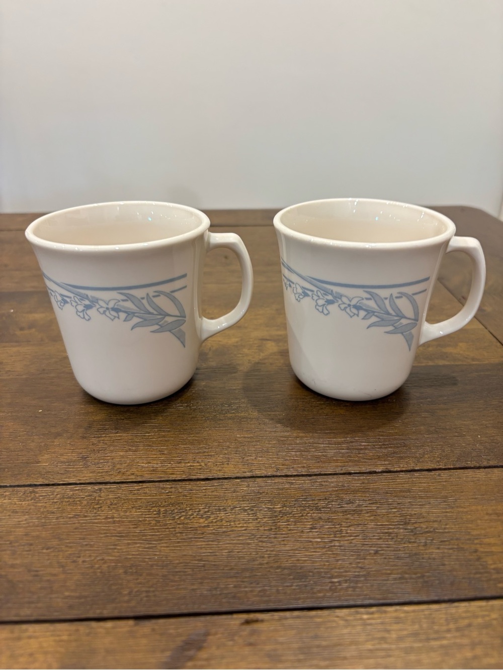 Corelle Blue Lily pattern by Corning Discontinued Pattern- Set of 2